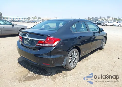 2013 Honda Civic Ex из США, поврежденный, VIN 19XFB2F87DE257909